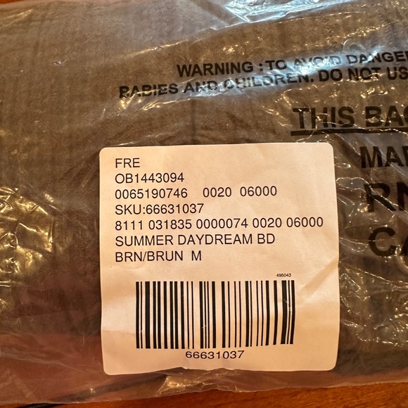 We the Free Summer Daydream shirt in brown size L Free People NWT - Picture 4 of 10